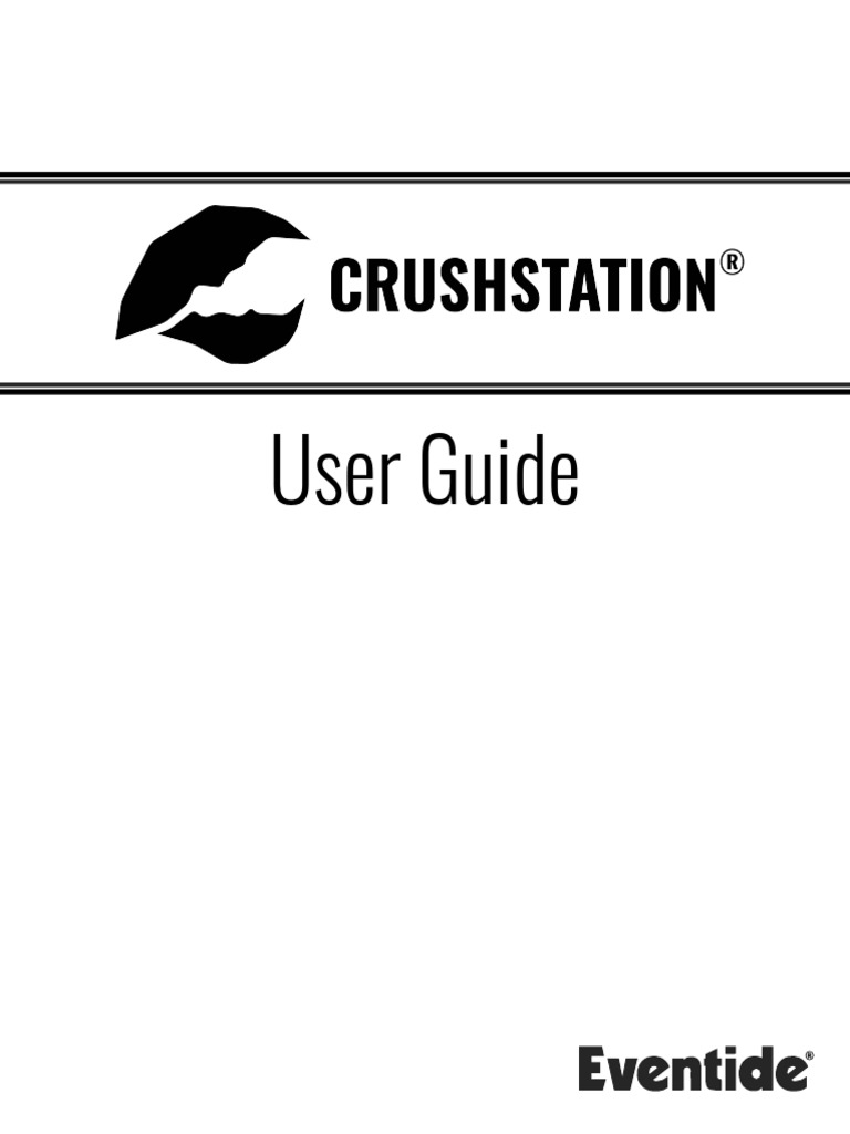 Crushstation user guide pdf