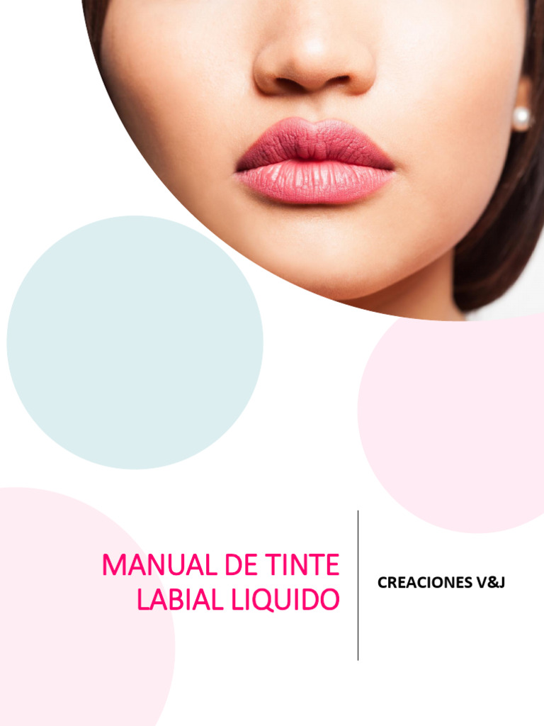 Guía de Tinte Labial Líquido DIY | PDF