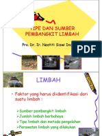 Tipe Dan Sumber Pembangkit Limbah