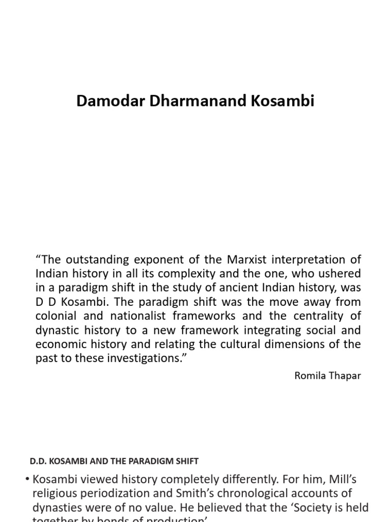 DD Kosambi PDF