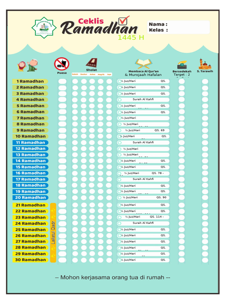 Amaliah Ramadhan Juz 29 30 Pdf