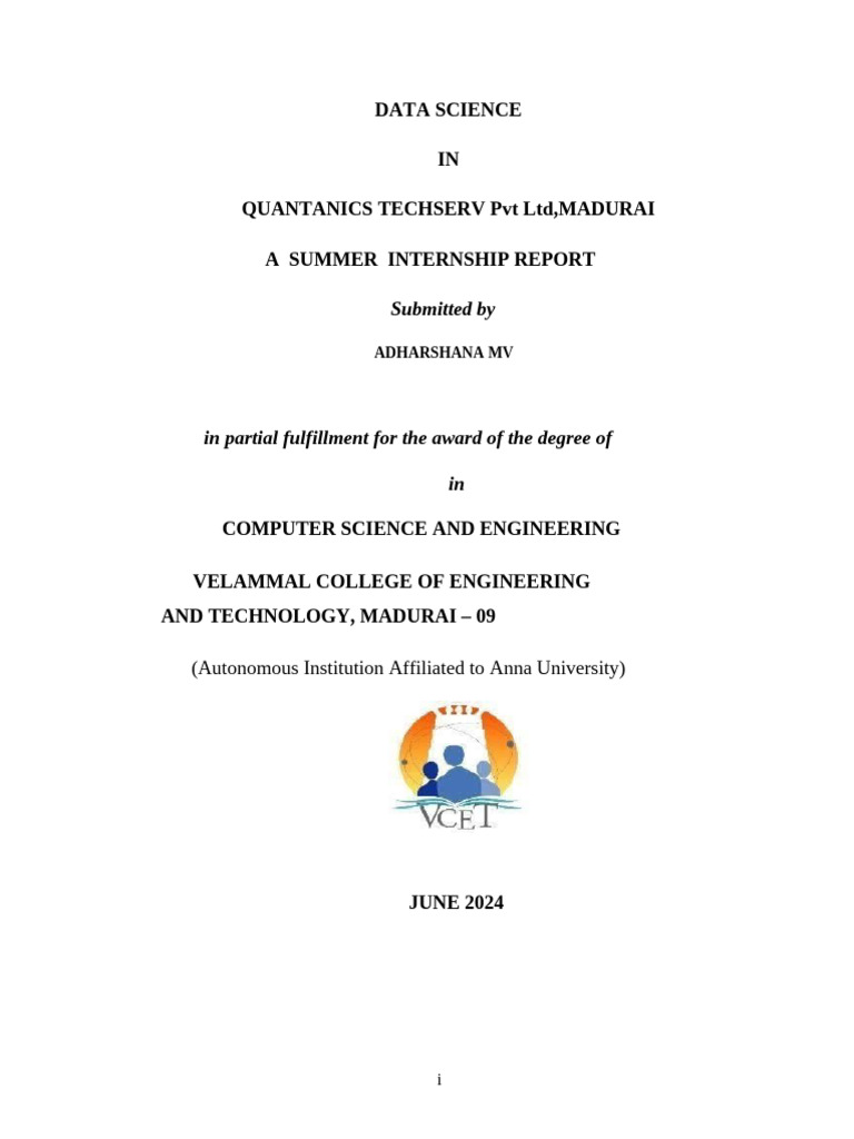 Report Sample | PDF