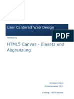 HTML5 Canvas - Einsatz Und Abgrenzung
