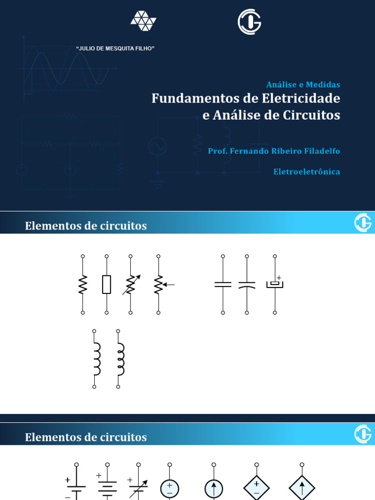 AM - 01 Fundamentos de Eletricidade e Analise de Circuitos | PDF