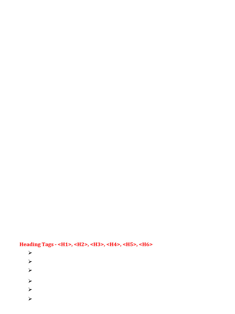 HTML- Notes | PDF