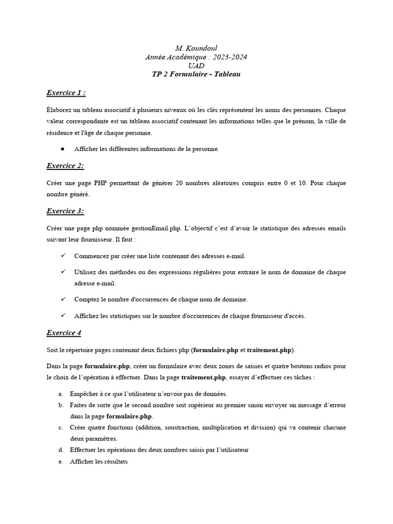 TP 2 | PDF