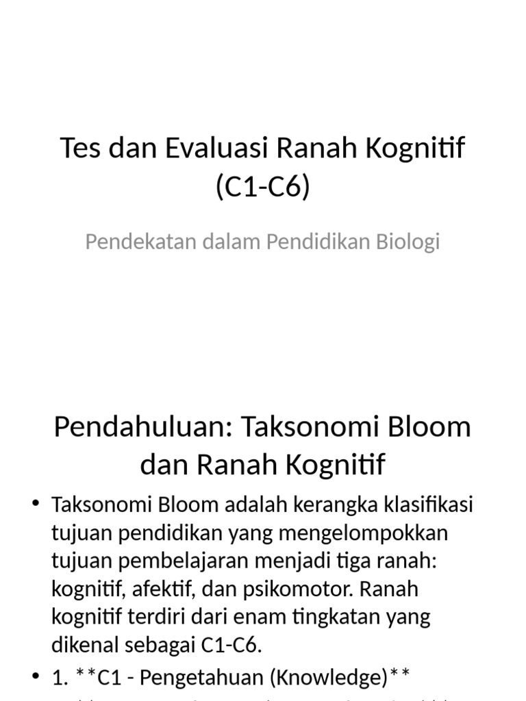 Cognitive Domain Definition