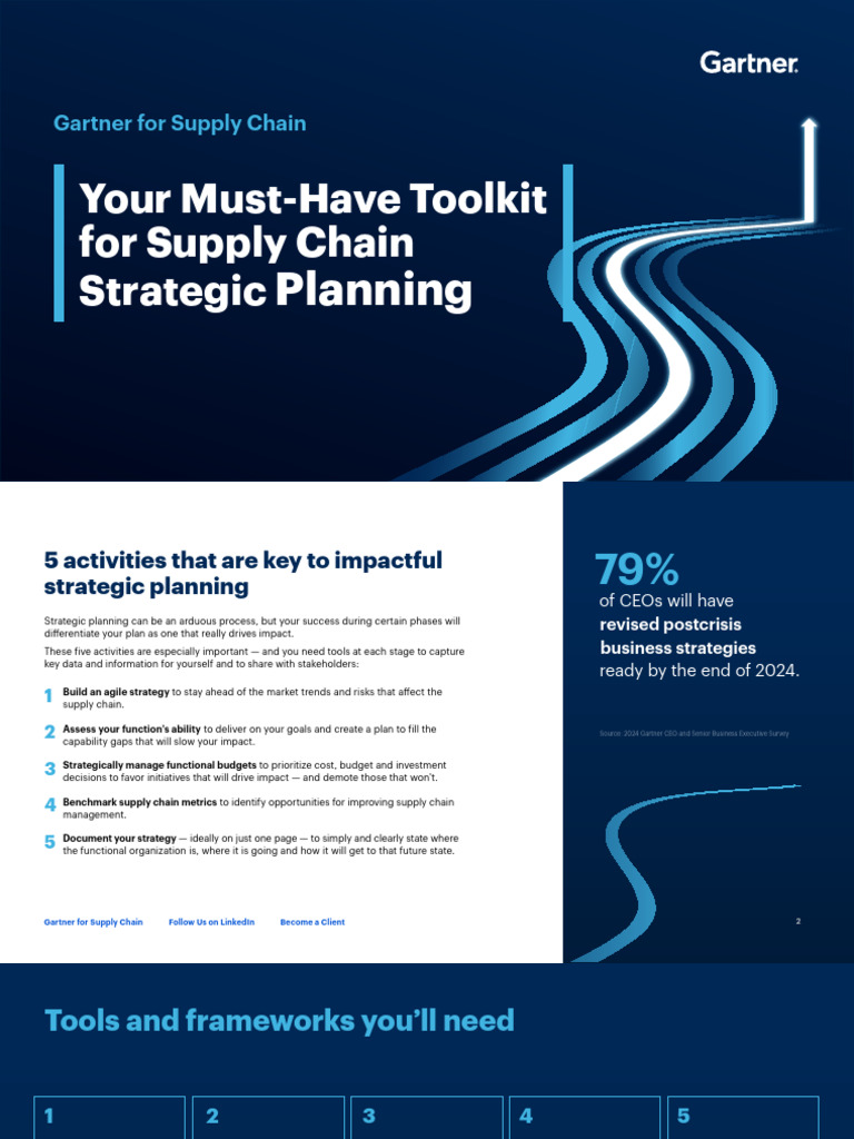 Gartner Supply Chain Strategic Planning 2024 | PDF