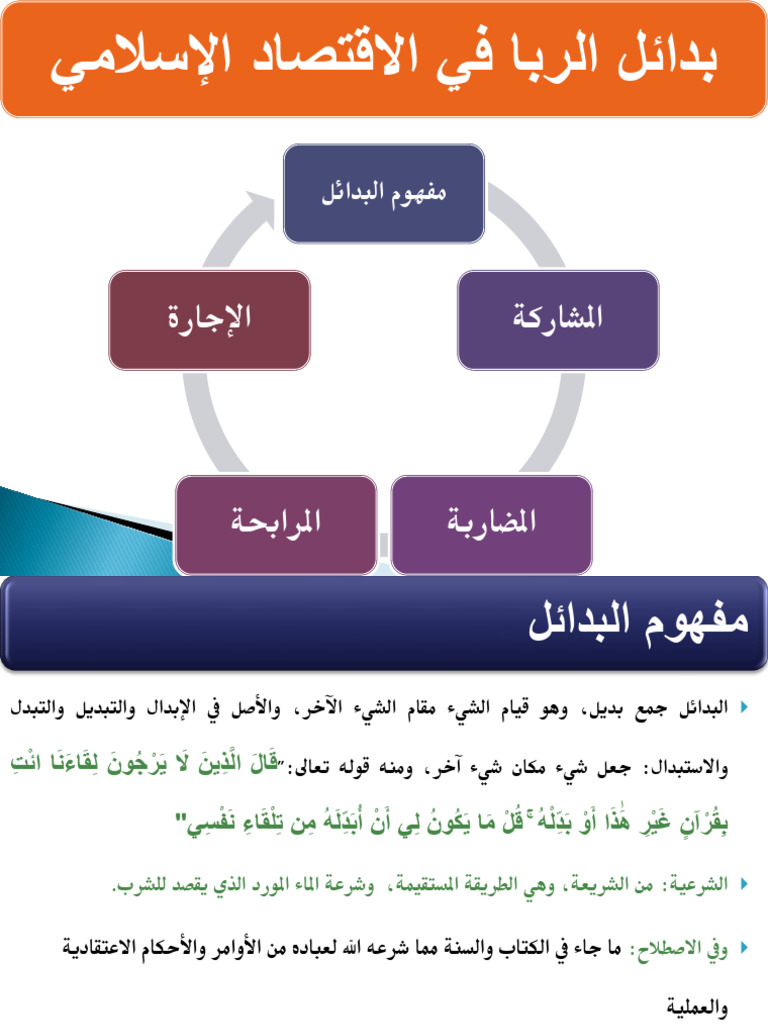 بدائل الربا في الاقتصاد الإسلامي | PDF