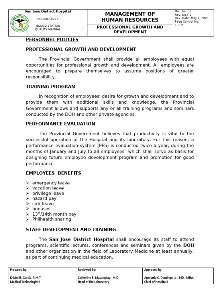 1.3.4 Professional Growth & Development DOC#7 | PDF