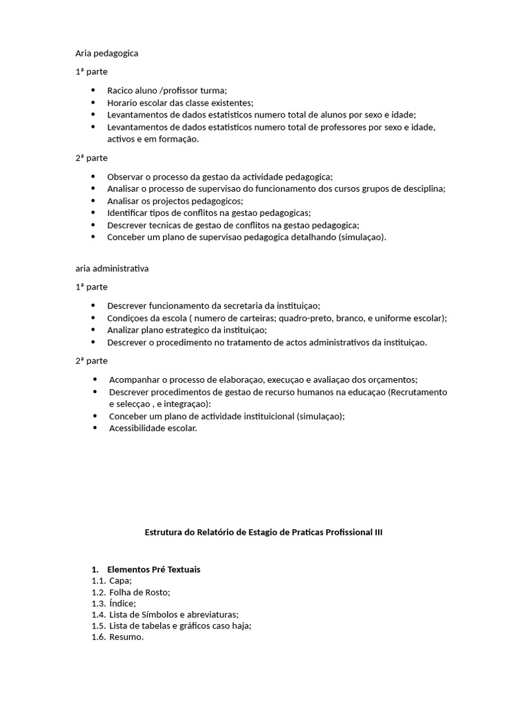 Estagio 3 | PDF