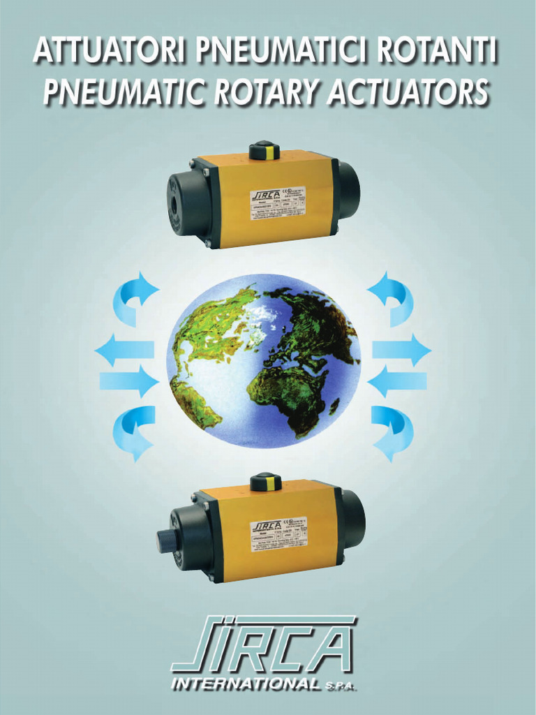 Pneumatic Rotary Actuator SIRCA NEW | PDF | Actuator | Technology ...