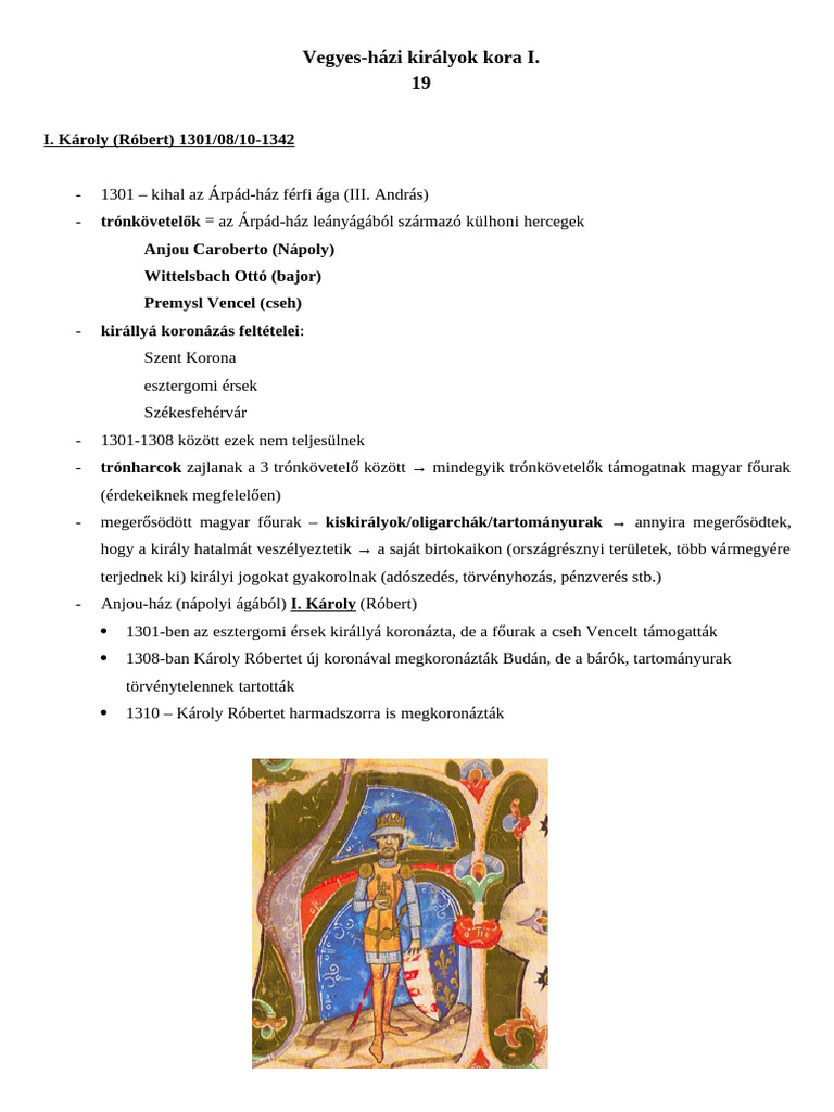 Károly Róbert | PDF