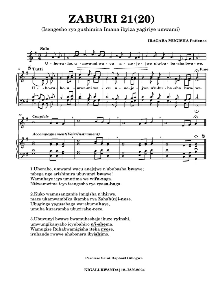Psaume 21 | PDF