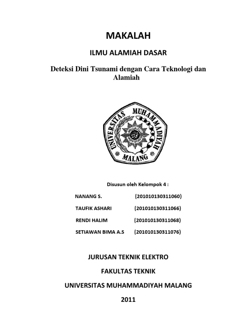 Makalah Tsunami Jadi