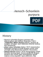 Henoch-Schonlein Purpura