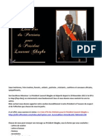 Le Livre D'or Des Patriotes Pour Le Président Laurent Gbagbo