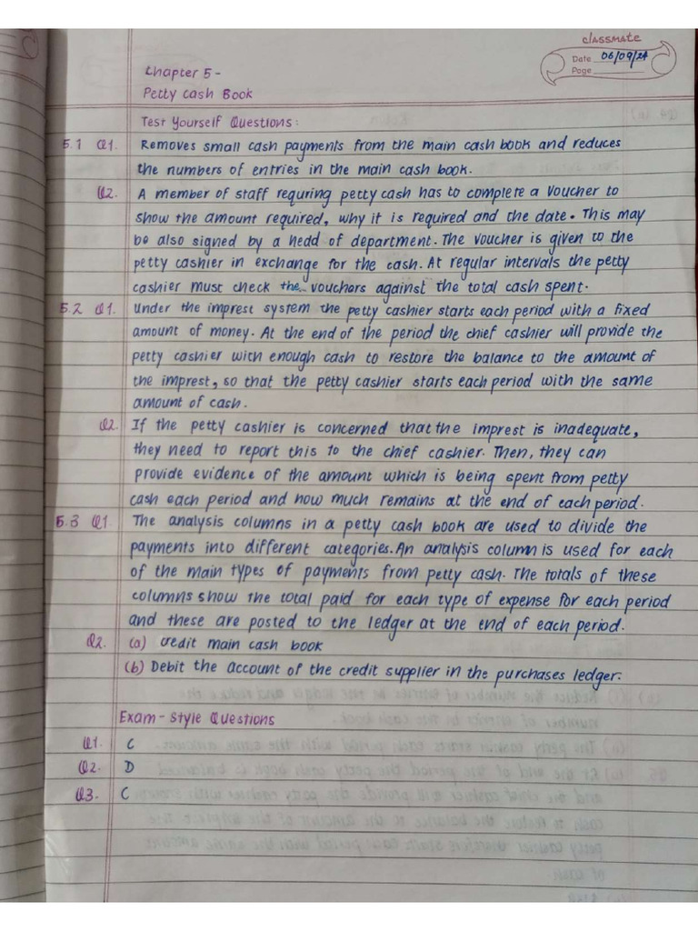 Chapter 5 - In-Text Qns | PDF