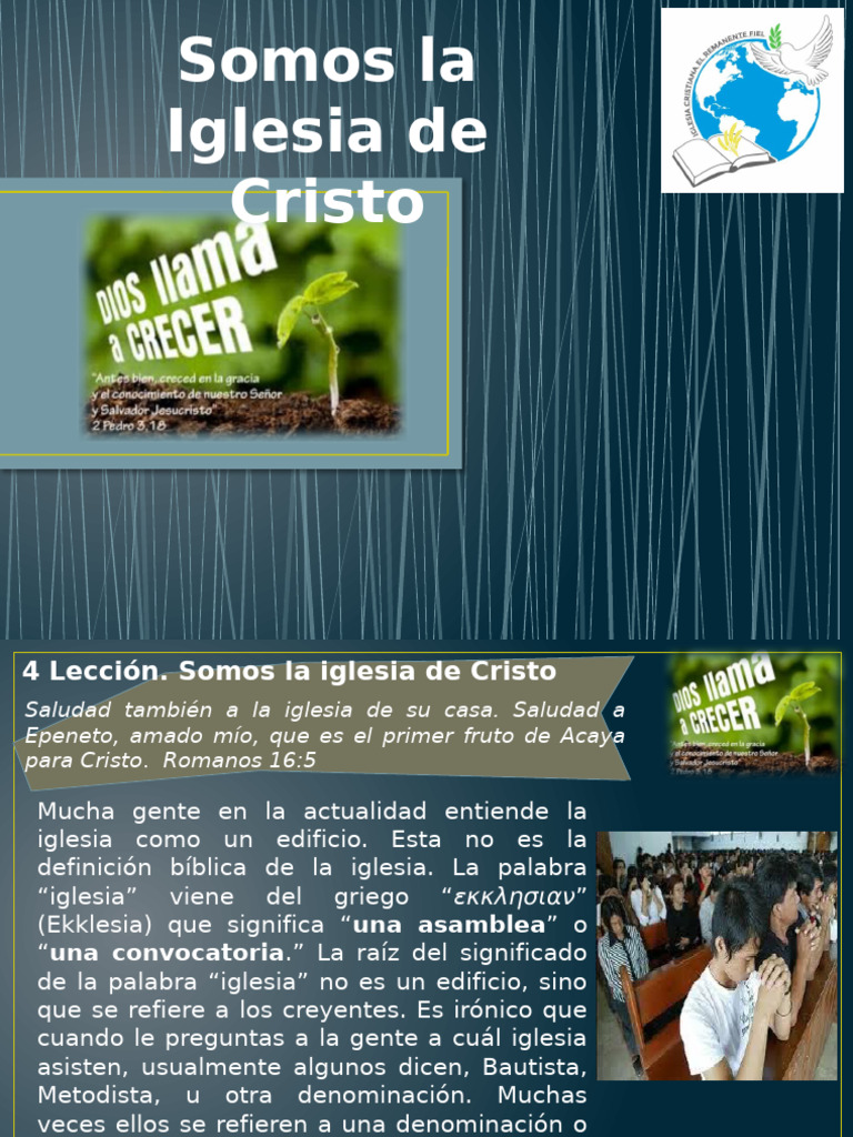 4.- Somos La Iglesia de Cristo | PDF