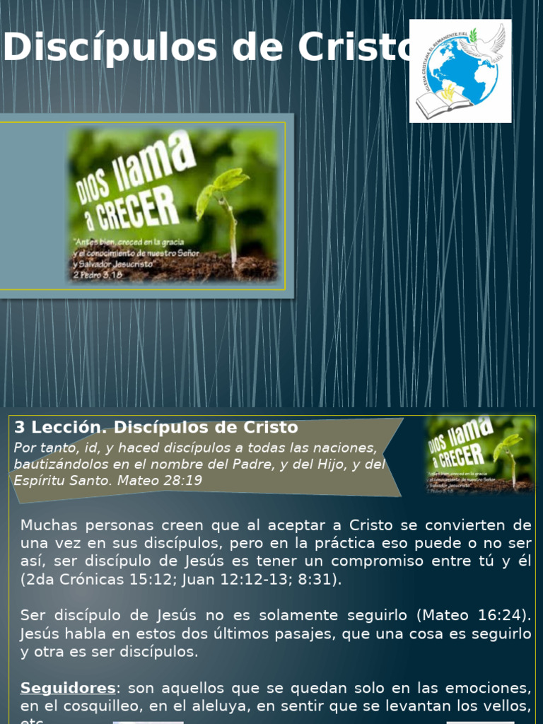 Discipulos de Cristo | PDF