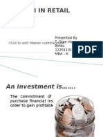 Fdi in Retail: Click To Edit Master Subtitle Style