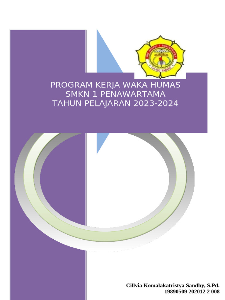 Program Kerja Waka Humas 2023 | PDF