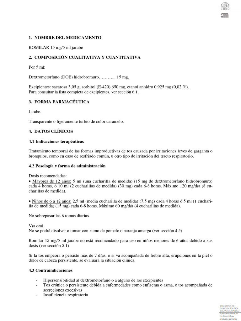 Romilar 15 MG | PDF