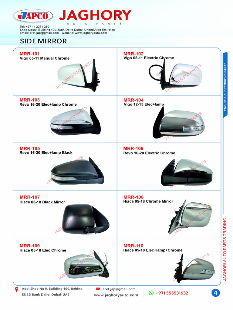 Side Mirror and Components | PDF