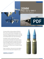 25mm PGU-33/U TPF-T Target Practice Frangible-Tracer