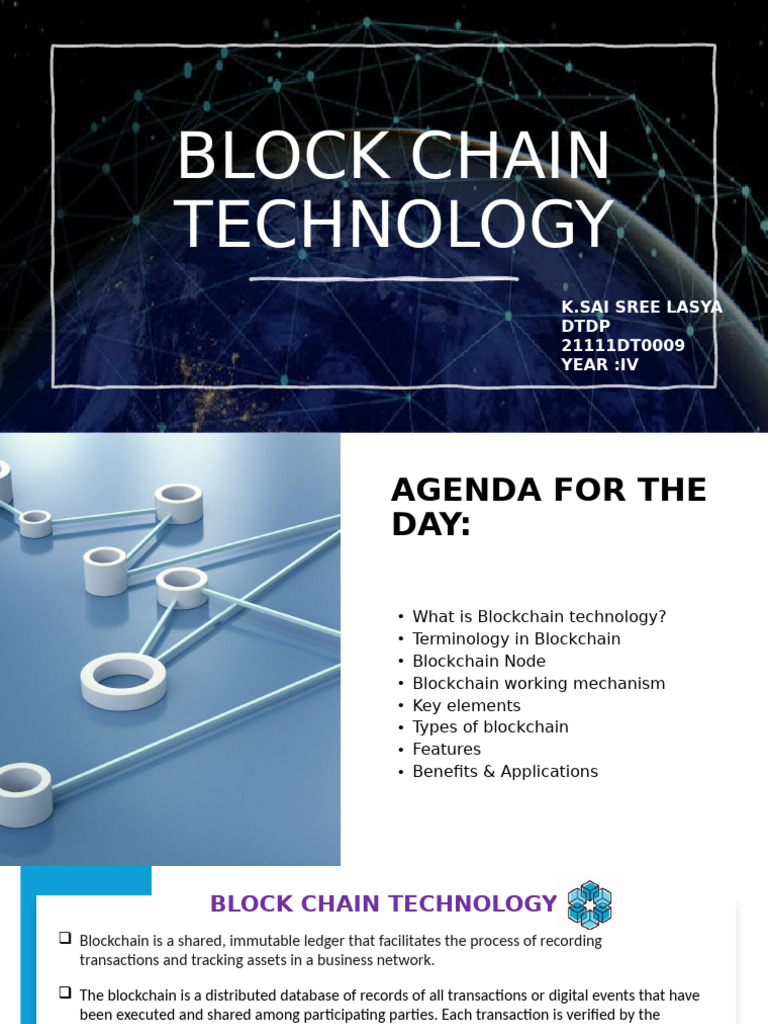 BLOCK - CHAIN Technology | PDF