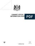 Cabinet Office Information Pack