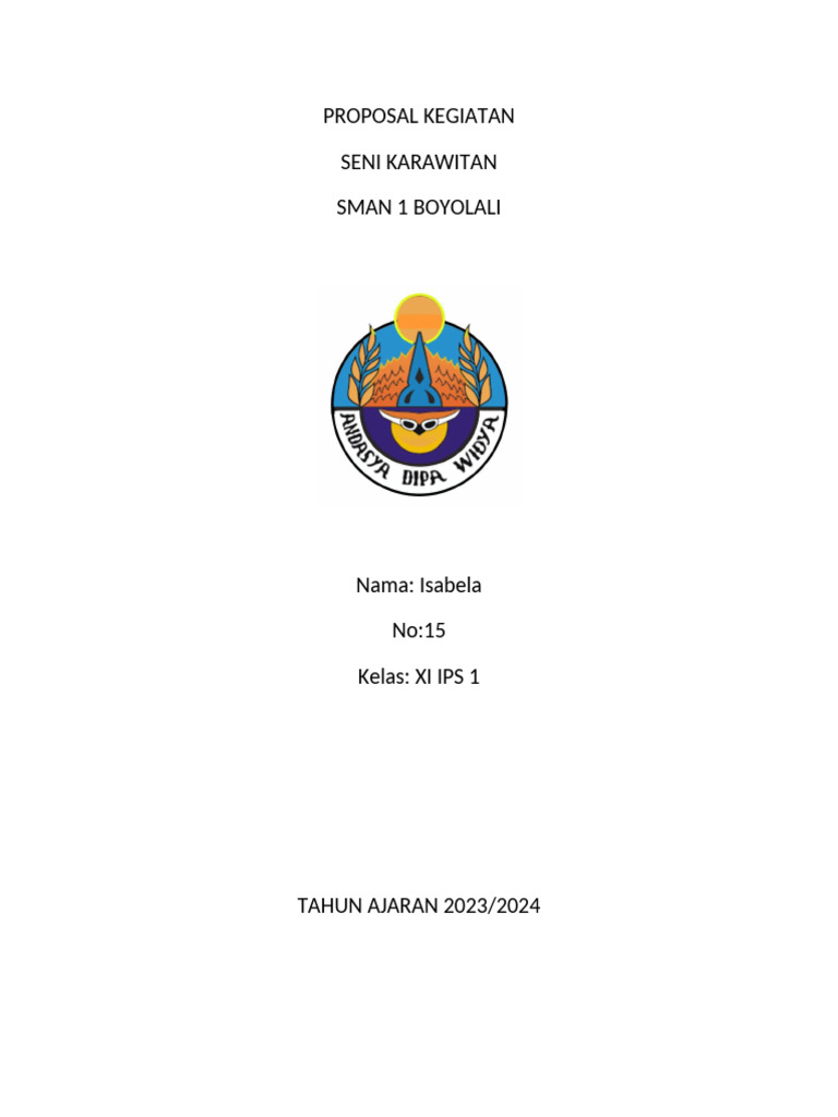 Proposal kegiat wps office pdf