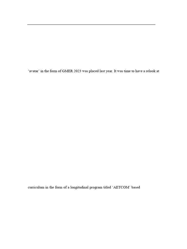 CBME Guidelines, 2024 | PDF