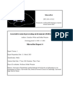 Associative Neural Processing Environment (Deliverable D4.1)