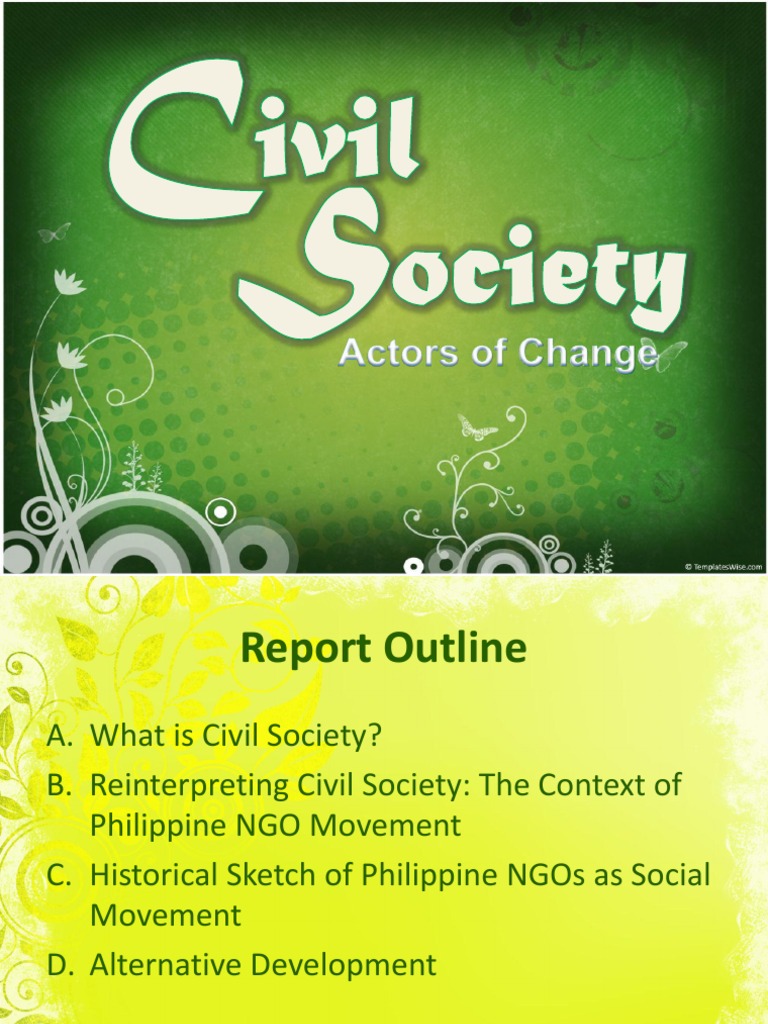 Philippine NGOs and Civil Society Dynamics | PDF | Civil Society | Non ...