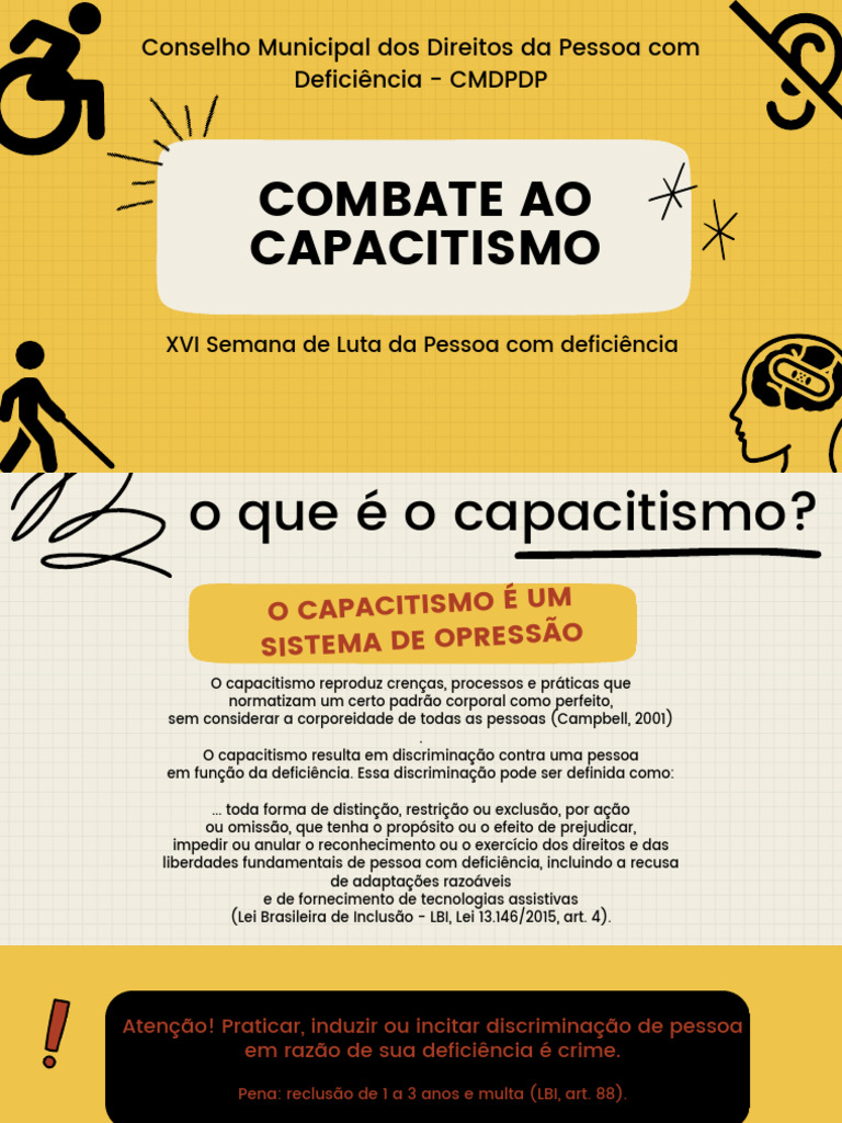 Combate Ao Capacitismo | PDF