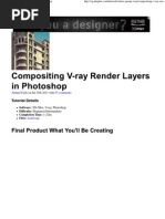Com Positing v-Ray Render Layers in Photoshop