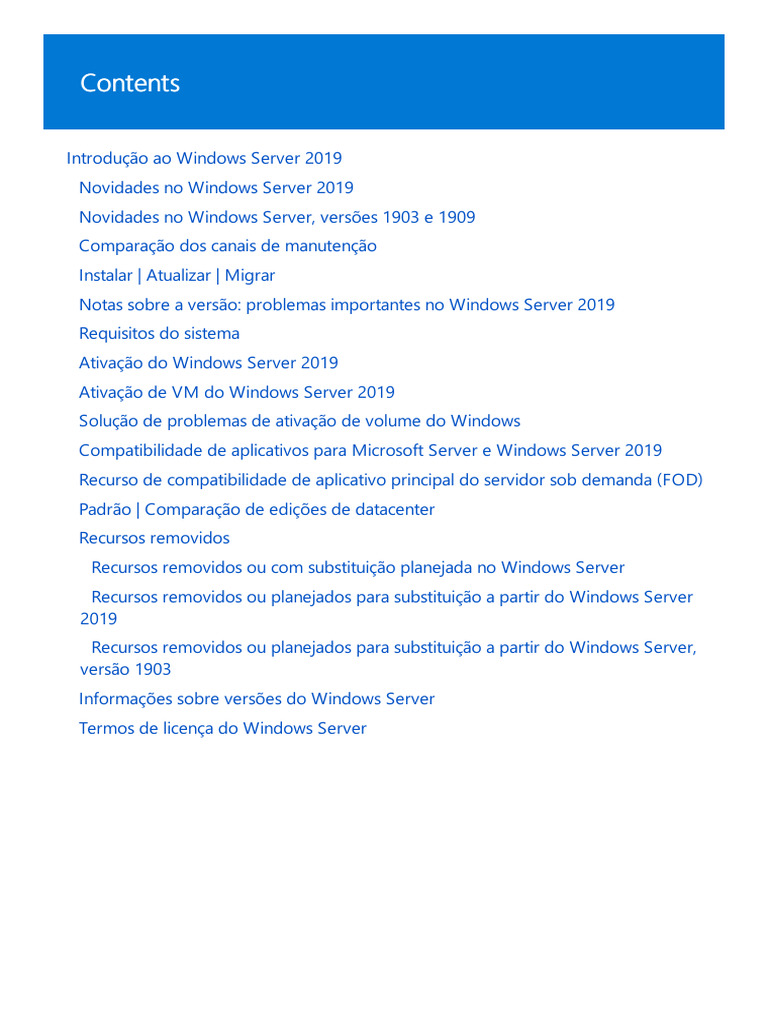 Novidades - Server 2019 | PDF