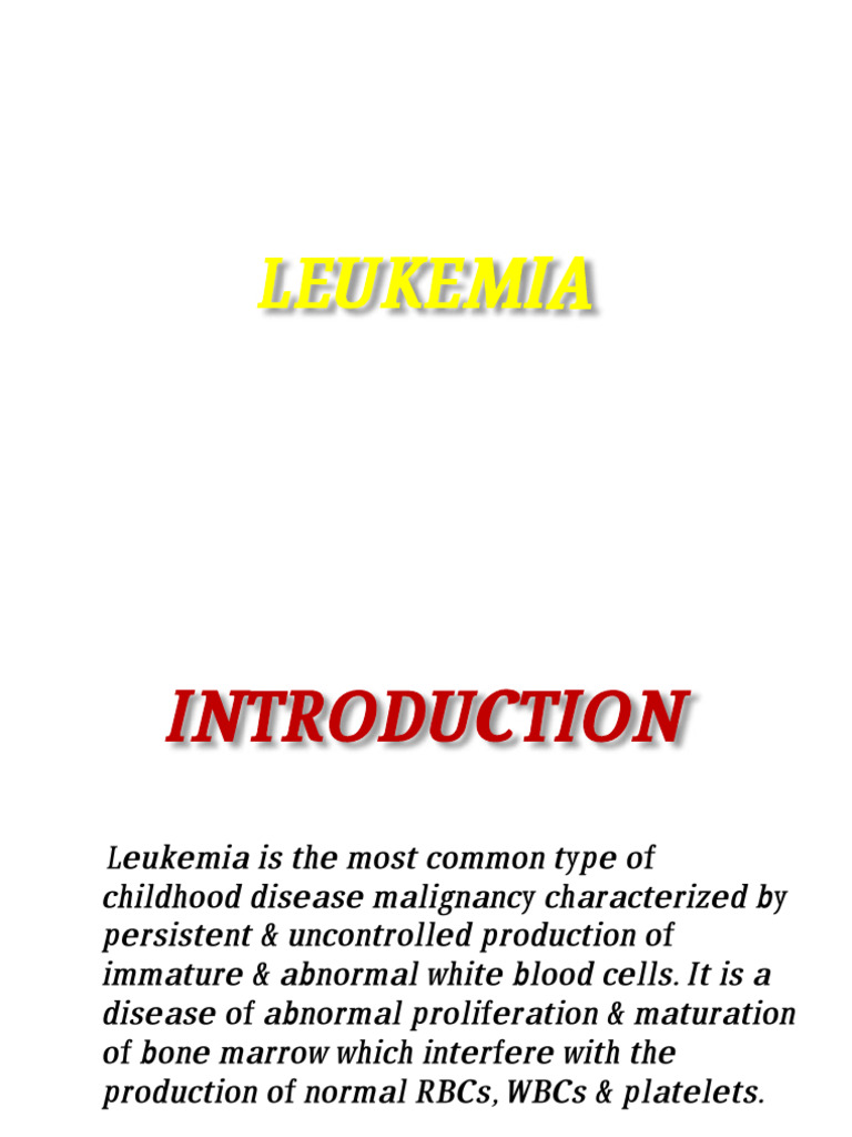 Leukemia Notes | PDF