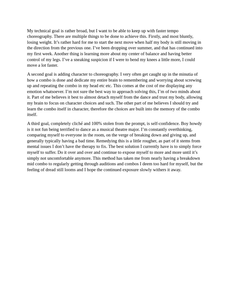 Dance intelligence overview