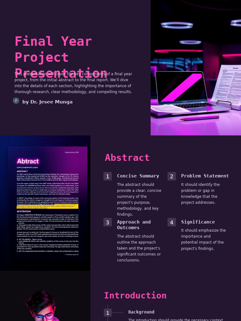 Munga Final Year Project Presentation | PDF