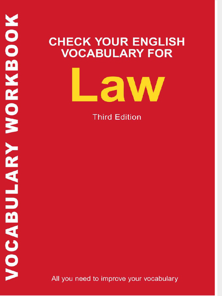 Dokumen - Tips - Vocabulary For Law | PDF