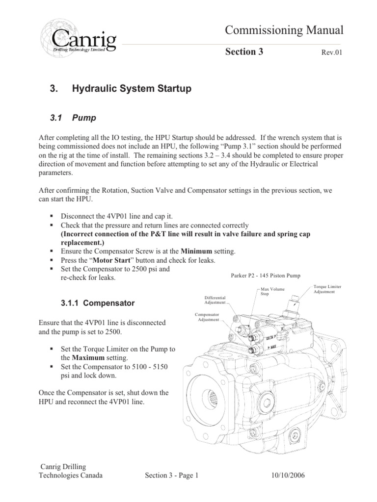 TM120 - Service Manual HYD SETUP | PDF
