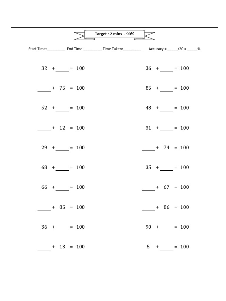 grade_02_addition_complement_100_01 | PDF
