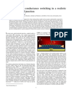 Adva Baratz and Roi Baer- Non-mechanical conductance switching in a realistic molecular tunnel junction