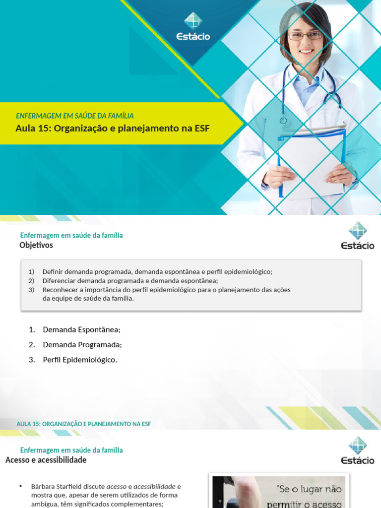 15 Organização e Planejamento Na ESF | PDF