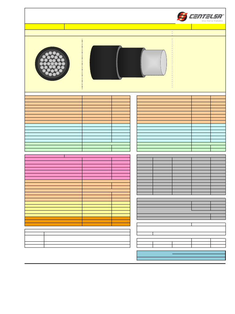 Corte Transversal Y Diagrama (3D) A Escala: Datos Técnicos C TTU Al 75 ...