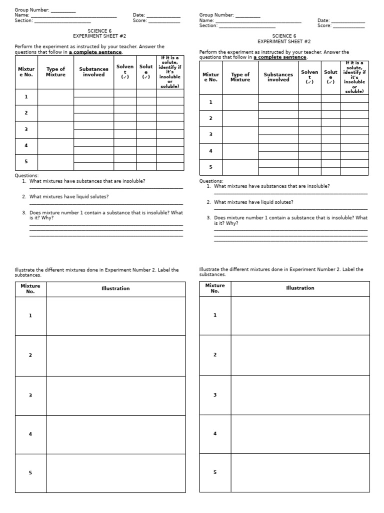 Experiment Sheet #2 Q1 | PDF