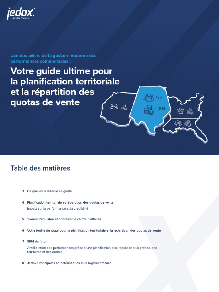 Whitepaper Sales Territory Quota Planning Guide FR | PDF