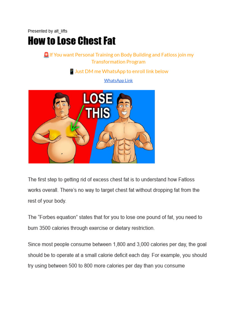 Chest Fat | PDF